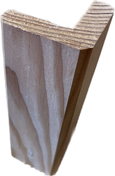 Baguette d'angle EXTERIEURE - Douglas - 55 x 55 mm x 3.25 ml - Non Traité